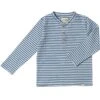 ADAMS Royal/White Stripe Henley
