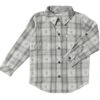 ATWOOD Grey Square Woven Shirt