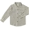 ATWOOD Black/Cream Stripe Woven Shirt