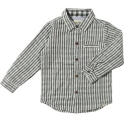 ATWOOD Cream/Black Stripe Woven Shirt