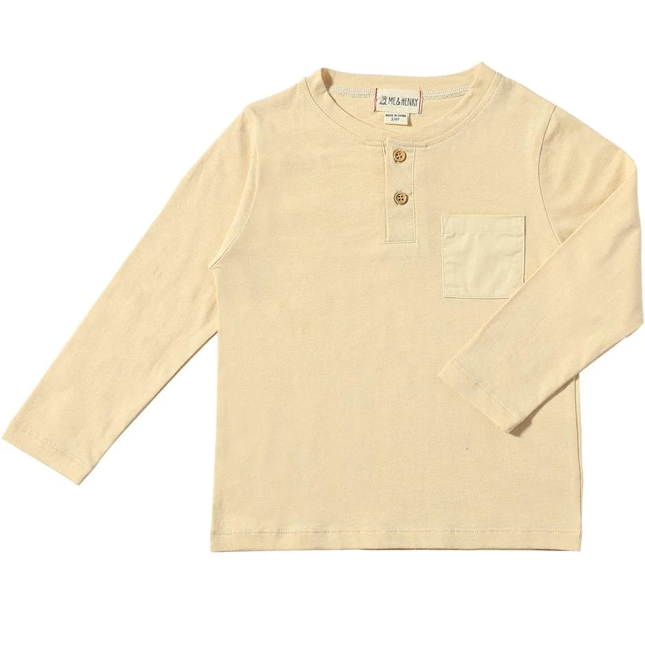 HARVARD Cream Henley 1 HARVARD Cream Henley
