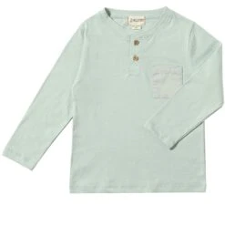 HARVARD Pale Mint Henley