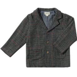 TWEEDY Black Chunk Houndstooth Jacket