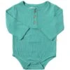 AYNOR Turquoise Rib Onesie