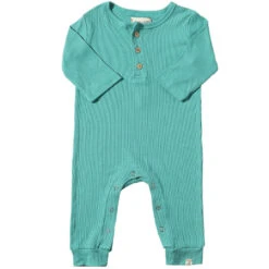 MASON Turquoise Rib Romper