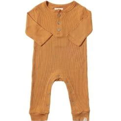 MASON Burnt Orange Rib Romper