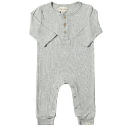 MASON Grey Rib Romper