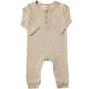 MASON Beige Rib Romper