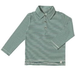 MIDWAY Dark Green /White Stripe Polo