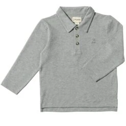 SPENCER Grey Pique Polo