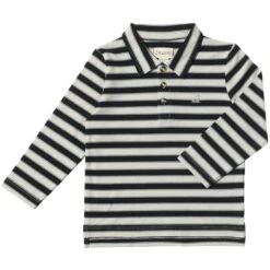 SPENCER Black/Grey Pique Polo