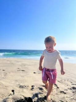 Crew Coral Seersucker Shorts -Me & Henry hb1210b hb1281c 2