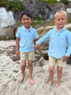 WATERGATE Terry Towelling Blue Polo -Me & Henry hb1258e hb1261a 3