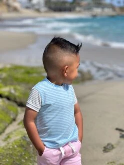 HASTINGS Blue/White Tee -Me & Henry hb1275b hb170f 1