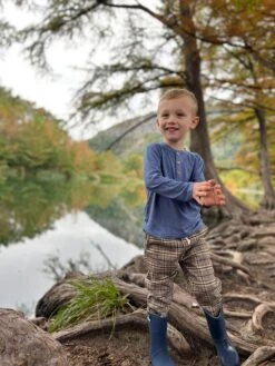 CHARLIE Brown Plaid Pants 12 CHARLIE Brown Plaid Pants -Me & Henry hb1336a 4 8db228c3 137e 4a94 a3fc d6eaf6b30c65