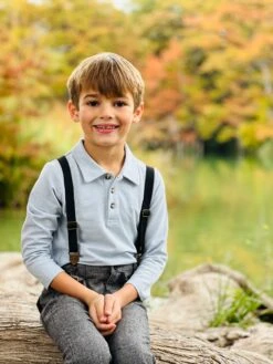 SPENCER Grey Pique Polo -Me & Henry hb1375q hb1359a 1