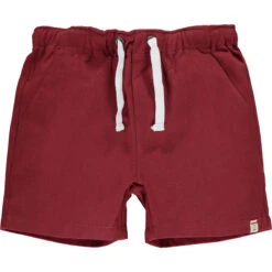 HUGO Burgundy Twill Boys Shorts