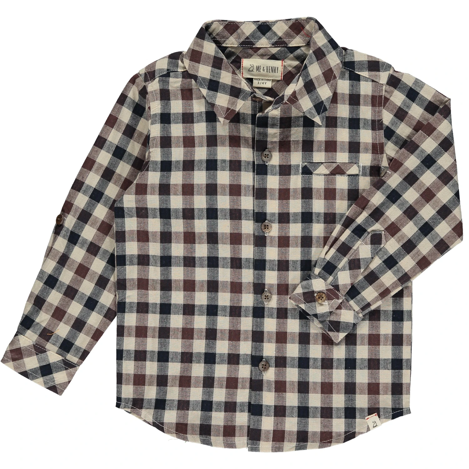 ATWOOD Brown/Black Plaid Shirt 1 ATWOOD Brown/Black Plaid Shirt