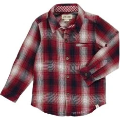 ATWOOD Red/navy Plaid Woven Shirt